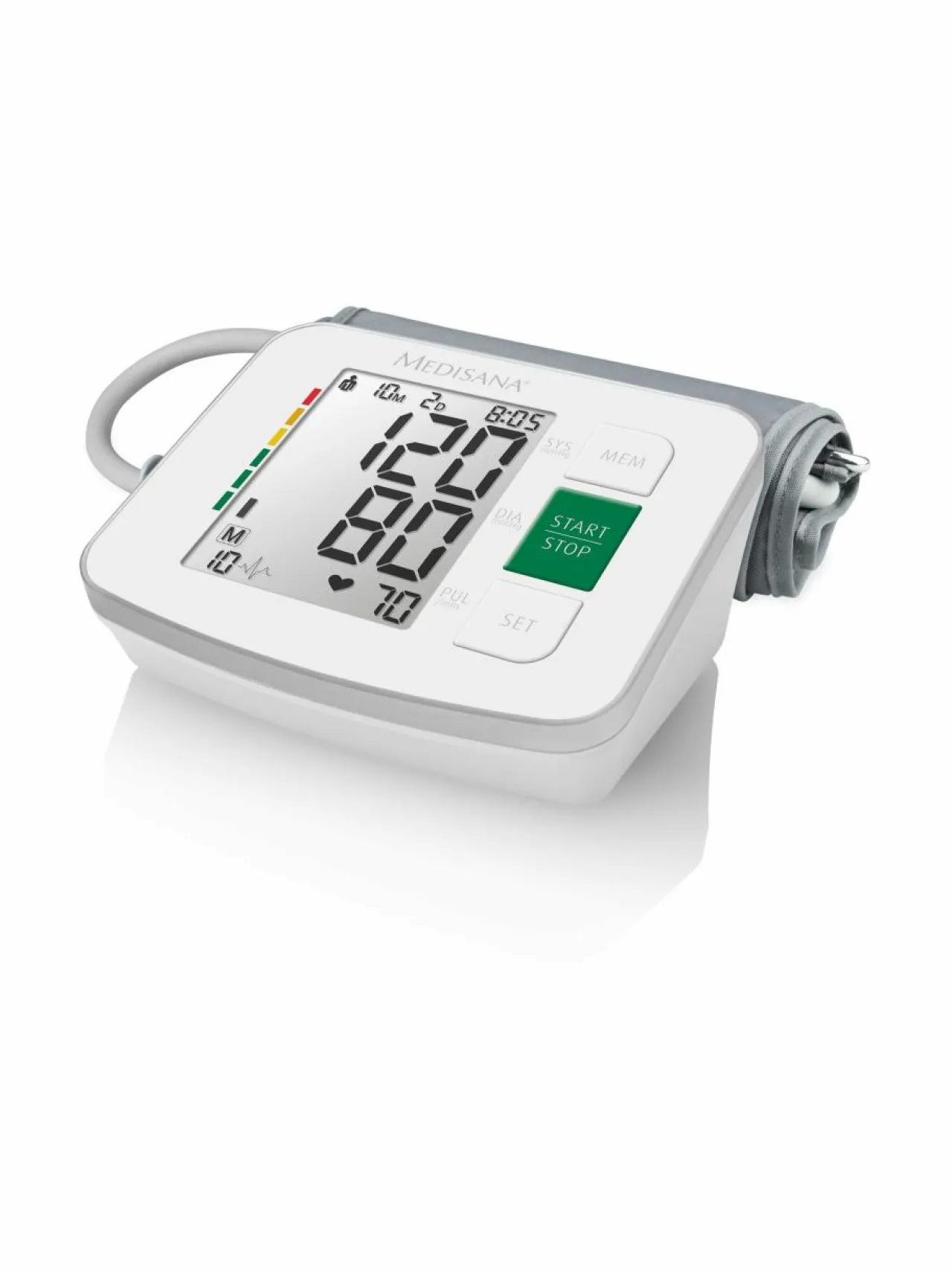 Terveydenhoito<Medisana Blood Pressure Monitor -verenpainemittari WHITE