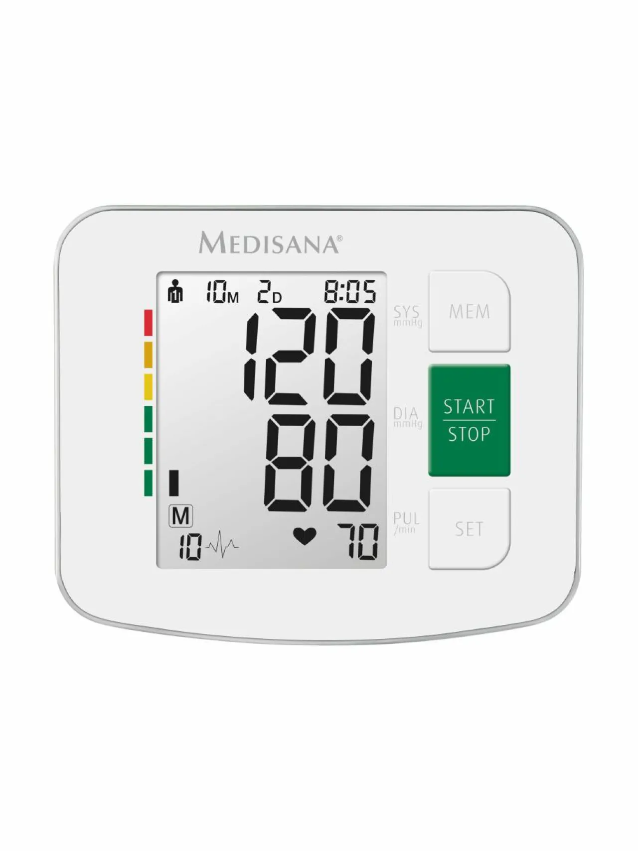 Terveydenhoito<Medisana Blood Pressure Monitor -verenpainemittari WHITE
