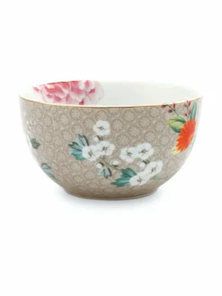 Lautaset & Kulhot<PIP Studio Blushing Birds -kulho 12 cm KHAKI