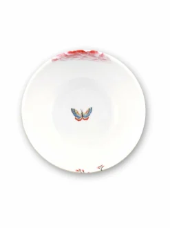 Lautaset & Kulhot<PIP Studio Blushing Birds -kulho 12 cm KHAKI