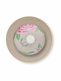 Tarjoiluastiat<PIP Studio Blushing Birds -voiastia 17 x 8 cm KHAKI