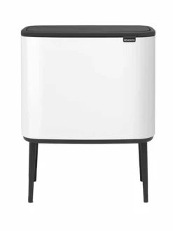 Roskakorit & -Pussit<Brabantia Bo Touch Bin -roska-astia kahdella sisäastialla WHITE