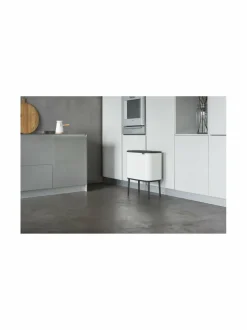 Roskakorit & -Pussit<Brabantia Bo Touch Bin -roska-astia kahdella sisäastialla WHITE