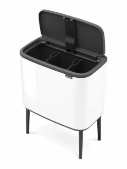 Roskakorit & -Pussit<Brabantia Bo Touch Bin -roskakori 3 x 11 l WHITE (VALKOINEN)