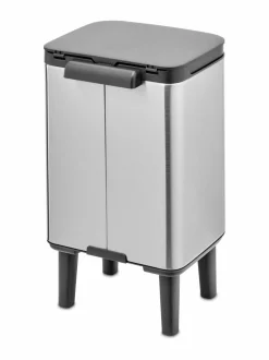 Roskakorit & -Pussit<Brabantia Bo Waste Bin -roskakori 4 l MATT STEEL FINGERPRINT PROOF
