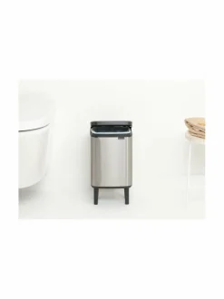 Roskakorit & -Pussit<Brabantia Bo Waste Bin -roskakori 4 l MATT STEEL FINGERPRINT PROOF