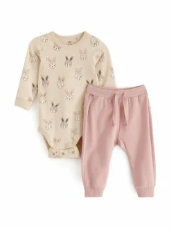Bodyt & Potkupuvut<Lindex Bodysetti 7351 DUSTY PINK