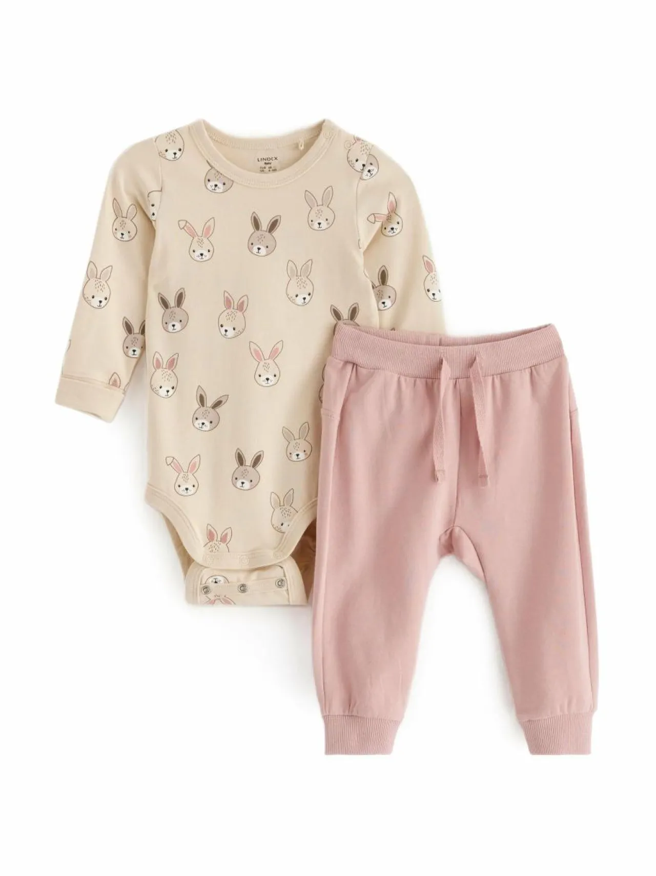 Bodyt & Potkupuvut<Lindex Bodysetti 7351 DUSTY PINK