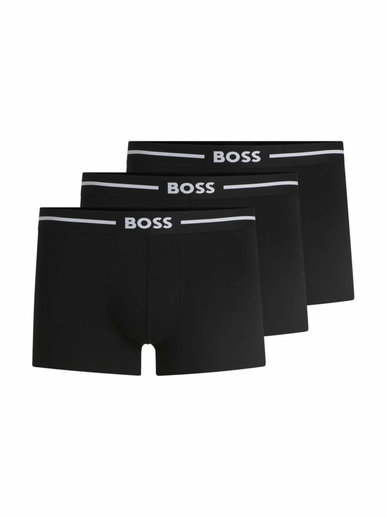 Alusasut<BOSS Bold Trunk - bokserit 3-pack 001 BLACK