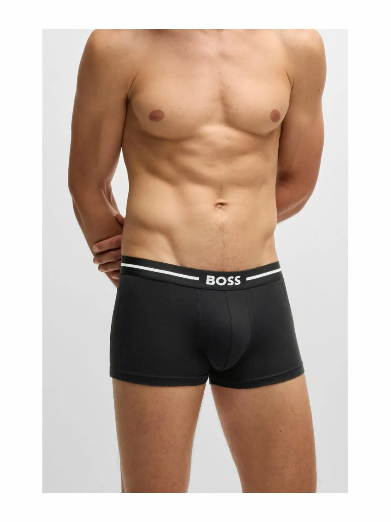 Alusasut<BOSS Bold Trunk - bokserit 3-pack 001 BLACK