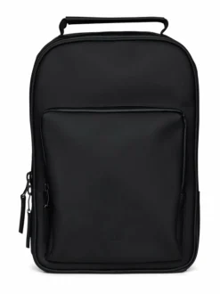 Reput|Reput<Rains Book Daypack W3 - vedenkestävä reppu 01 BLACK