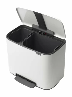 Roskakorit & -Pussit<Brabantia Bo-poljinroskakori 11 + 23 l WHITE (VALKOINEN)