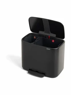 Roskakorit & -Pussit<Brabantia Bo-poljinroskakori 11 + 23 l MUSTA