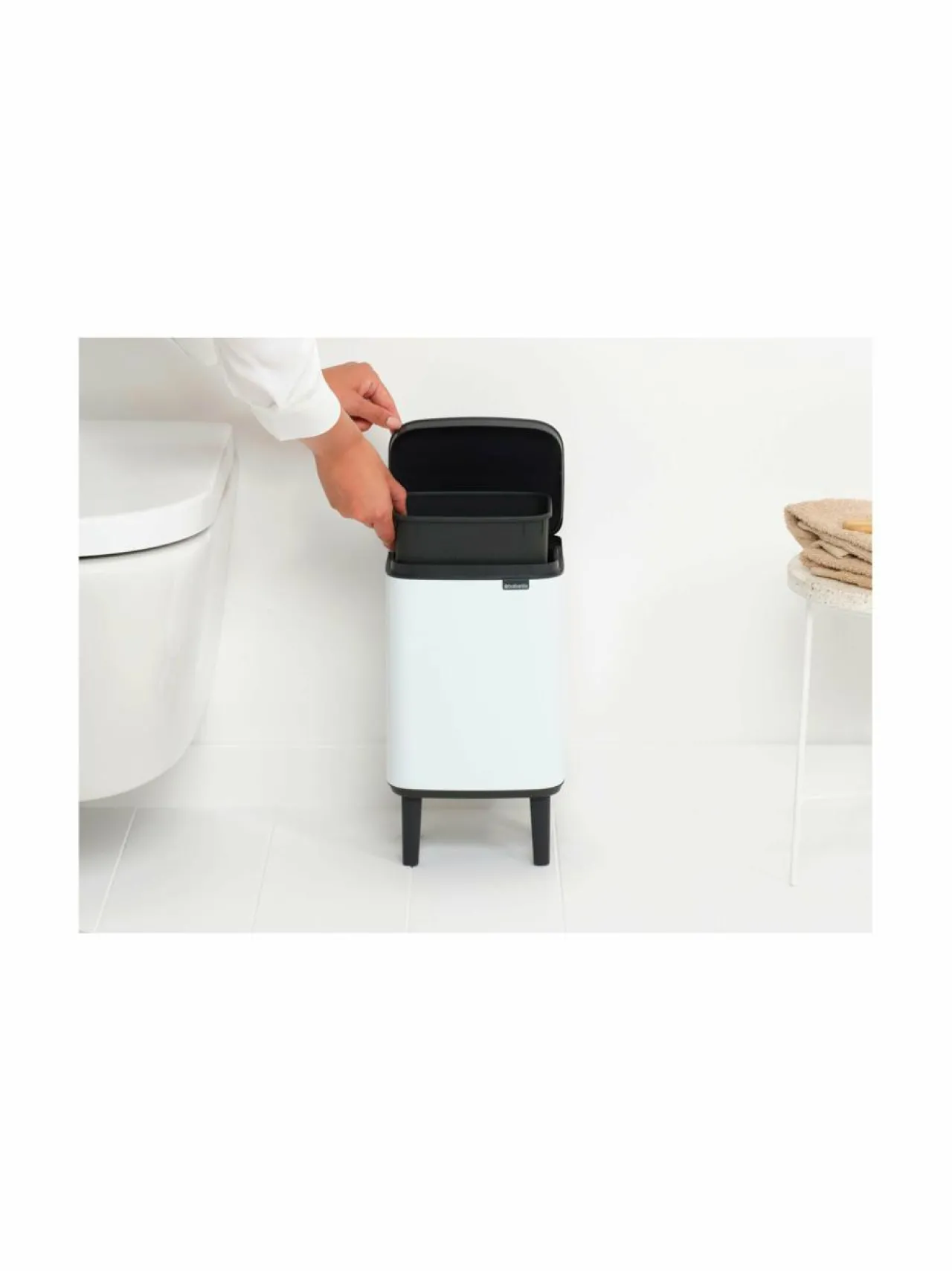 Roskakorit & -Pussit<Brabantia Bo-roskakori 4 l WHITE