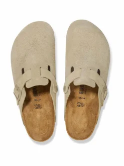 Sandaalit<BIRKENSTOCK Boston Faded -mokkanahkasandaalit 1624 FADED KHAKI
