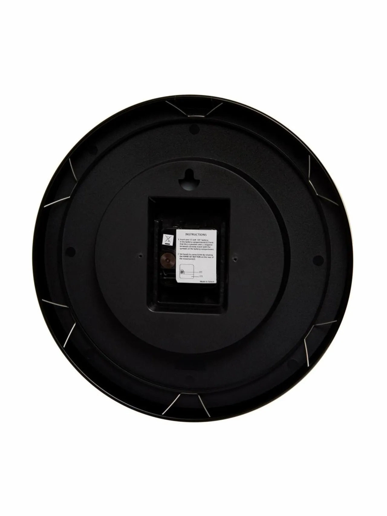 Peilit, Kellot & Kehykset<Casa Stockmann Boston- metallinen seinäkello ⌀ 30 cm BLACK