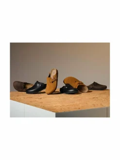 Tohvelit<BIRKENSTOCK Boston-nahkatohvelit HABANA