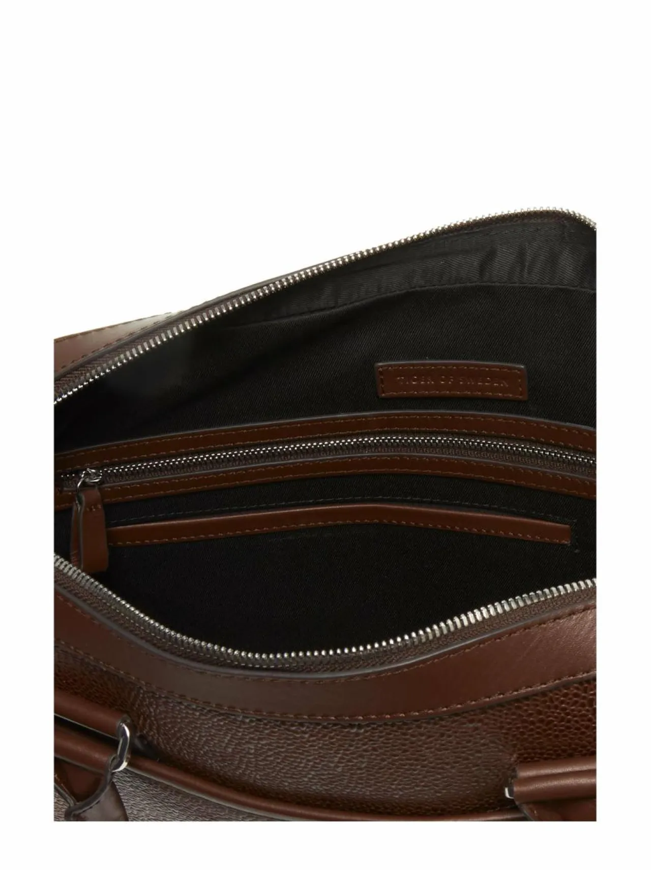 Laukut<Tiger of Sweden Bosun-nahkalaukku 10N DARK BROWN