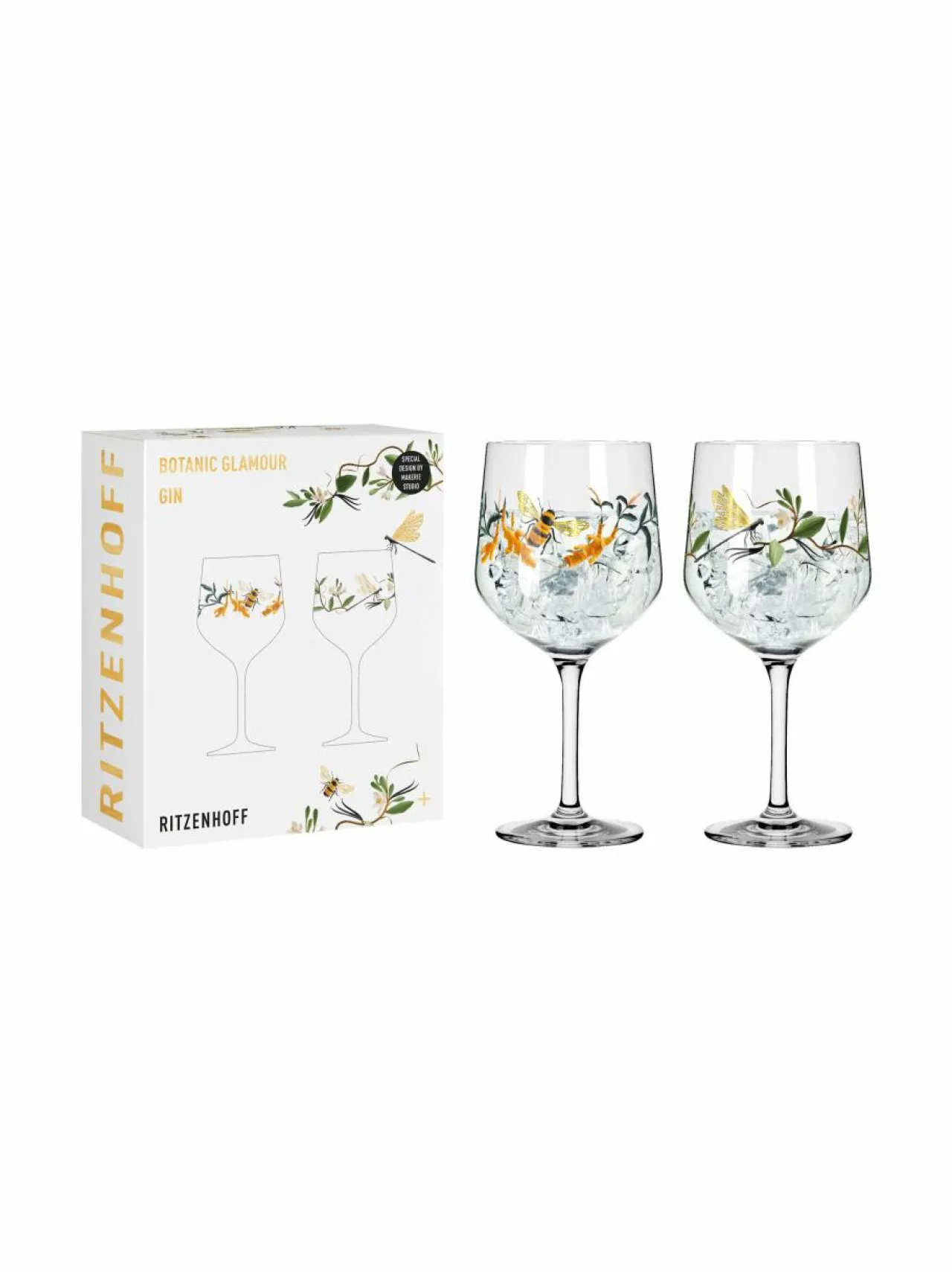 Ritzenhoff Botanic Glamour -ginilasit 2 kpl^ Lasit