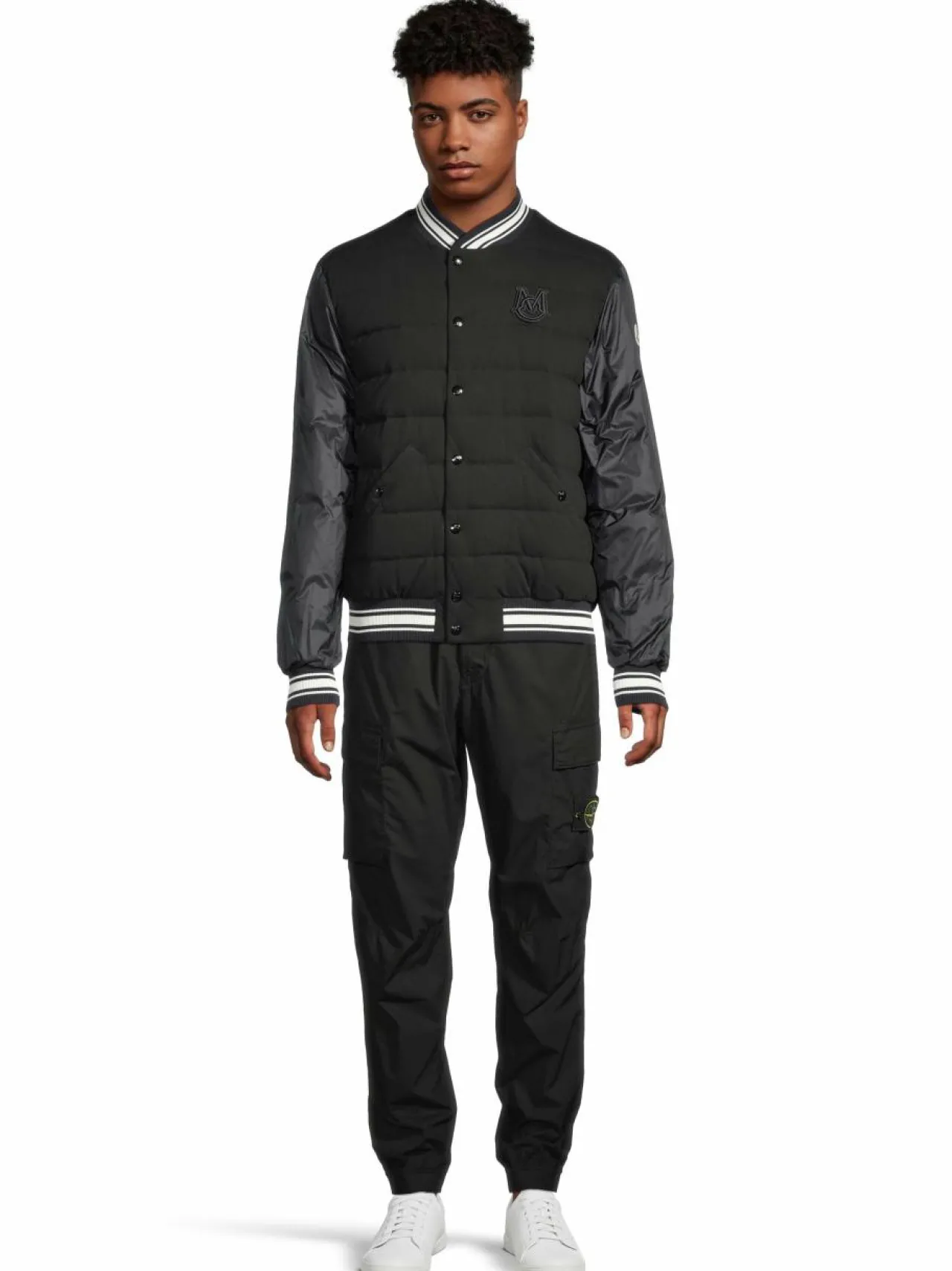 Takit<Moncler Bouchet-bombertakki 999 BLACK