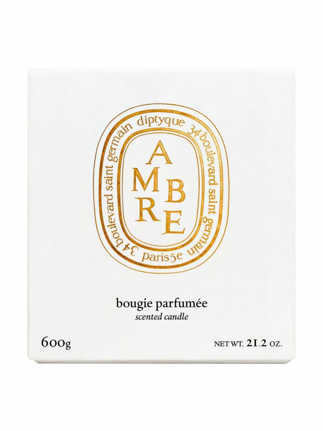 Diptyque Bougie Ambre -tuoksukynttilä 600 g^ Tuoksupakkaukset