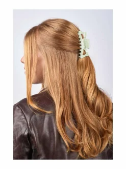 Hiustarvikkeet<Sui Ava Bow Flower Big -hiusklipsi GREEN