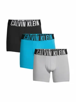 Alusasut<Calvin Klein Underwear Boxer Brief -alushousut 3-pack VVK CARNIVAL BLUE BLACK MISTY GREY