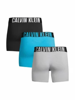 Alusasut<Calvin Klein Underwear Boxer Brief -alushousut 3-pack VVK CARNIVAL BLUE BLACK MISTY GREY
