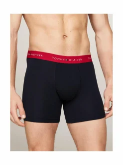 Alusasut<Tommy Hilfiger Boxer Brief -alushousut, 3-pack 0W3 PRIMARY RED/WHITE/DESERT SKY