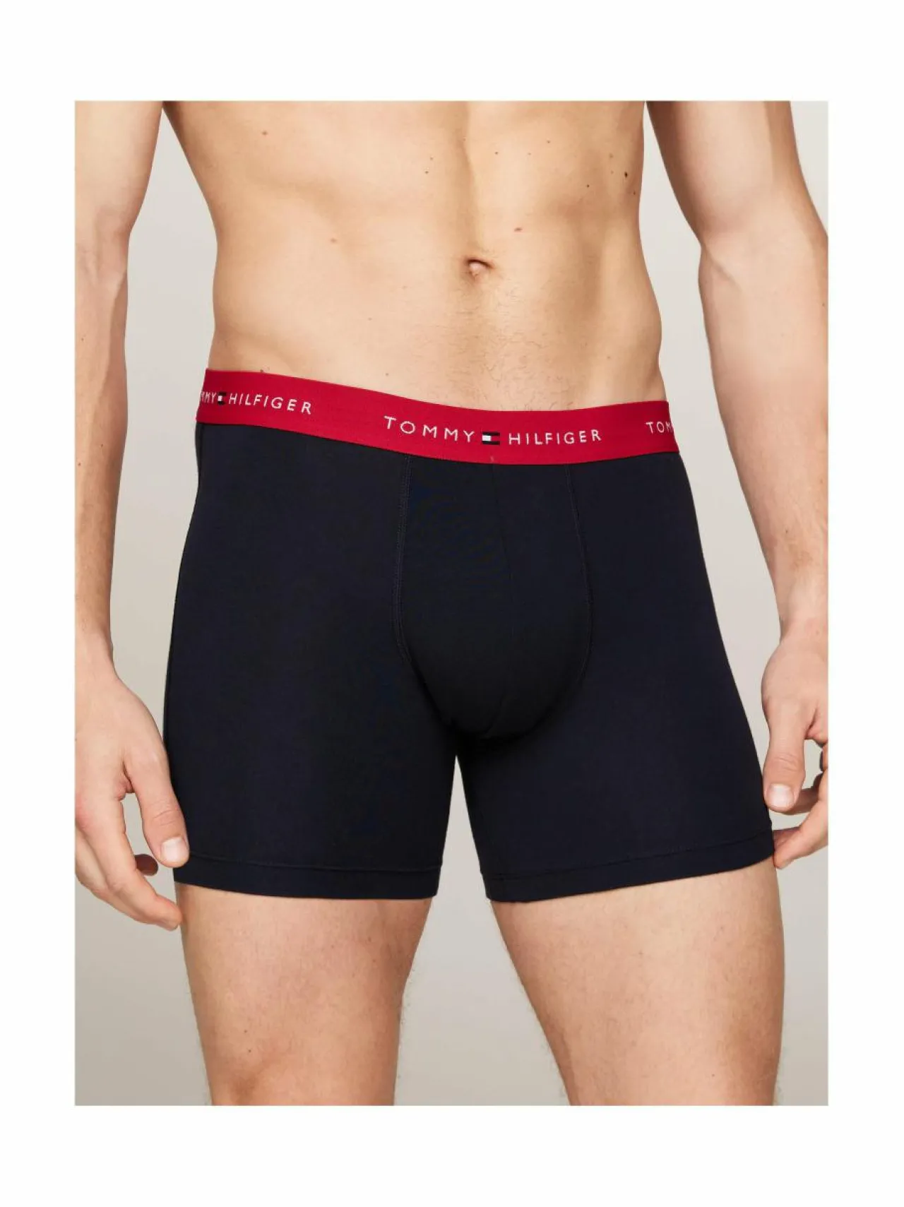 Alusasut<Tommy Hilfiger Boxer Brief -alushousut, 3-pack 0W3 PRIMARY RED/WHITE/DESERT SKY