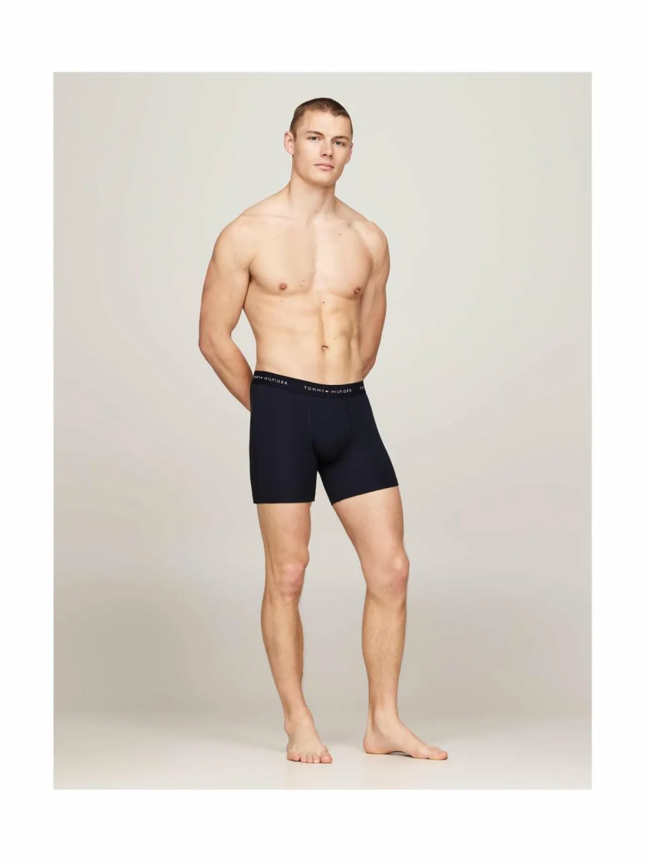 Alusasut<Tommy Hilfiger Boxer Brief -alushousut, 3-pack 0W3 PRIMARY RED/WHITE/DESERT SKY