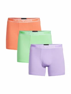 Alusasut<Emporio Armani Boxer Pack -bokserit 3-pack MA021 VIO TUL/GRENG/ LANGO