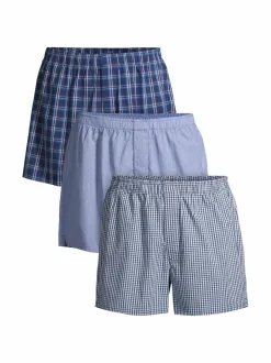 Alusasut<Cap Horn loungewear Brad-bokserit 3-pack BLUE CHECK