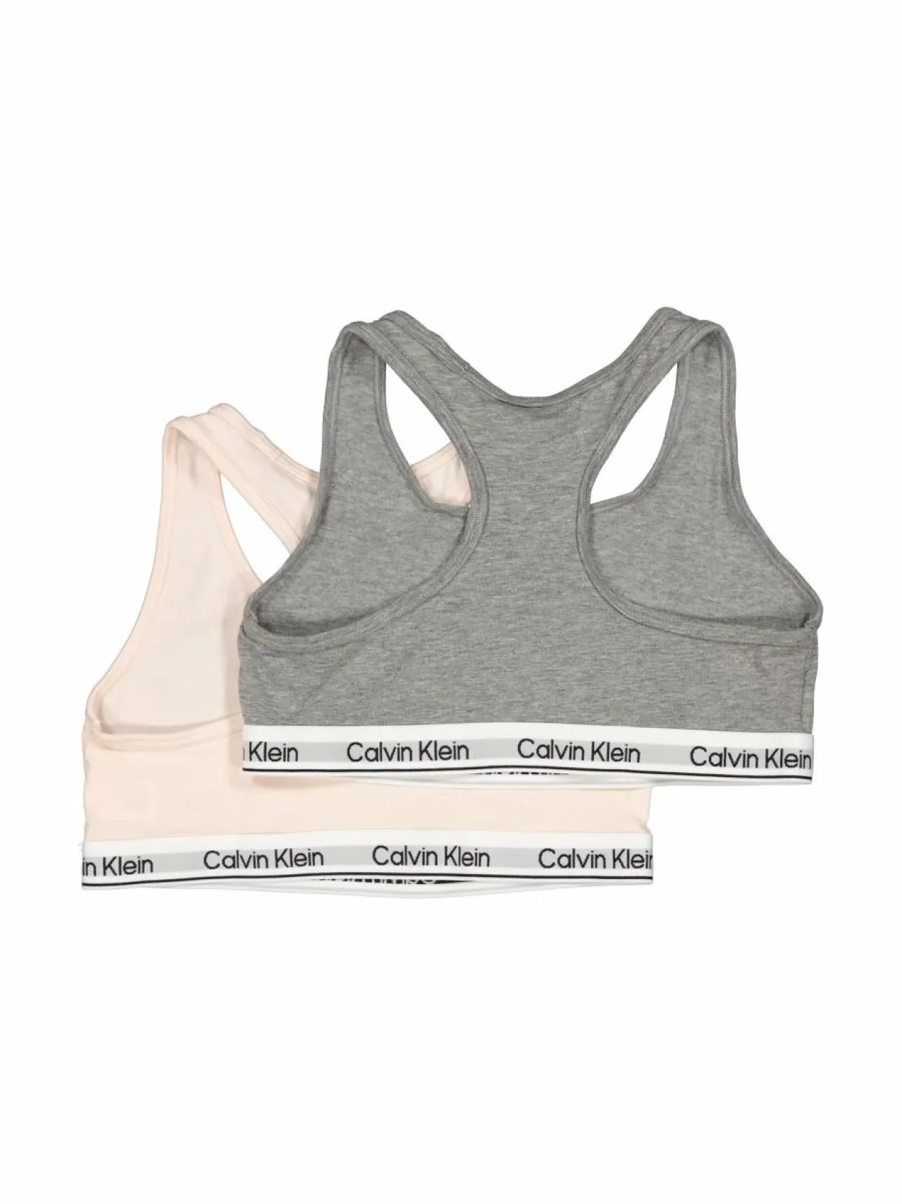 Alusvaatteet<Calvin Klein Kids Bralette-alustoppi 2-pack 0VJ SILVERPEONY/GREYHEATHER