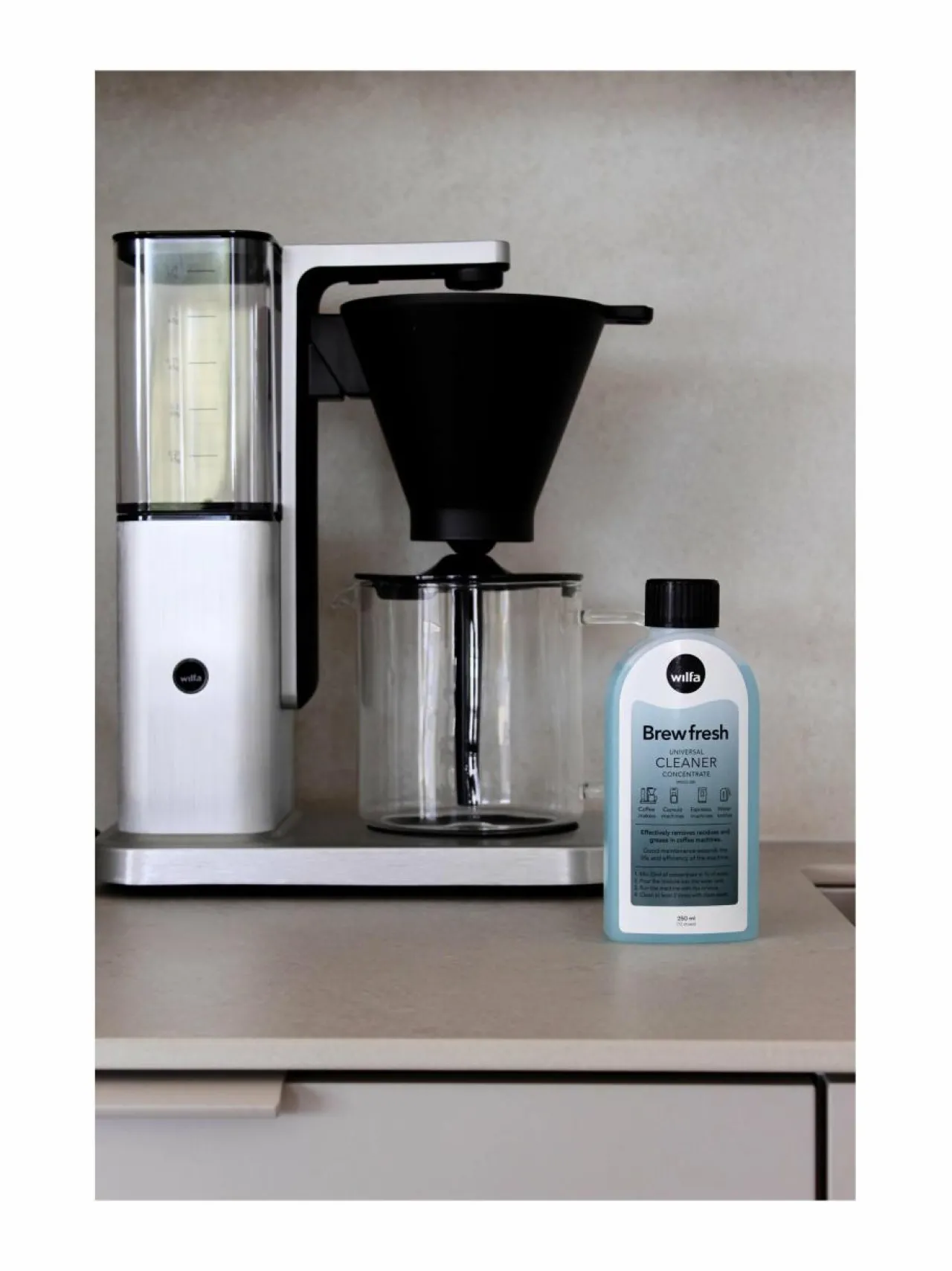 Wilfa Brewfresh Cleaning Aid -puhdistusneste 250 ml^ Kahvin- & Vedenkeittimet
