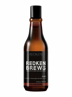 Hiustenhoito<Redken Brews 3-in-1 -shampoo 300 ml