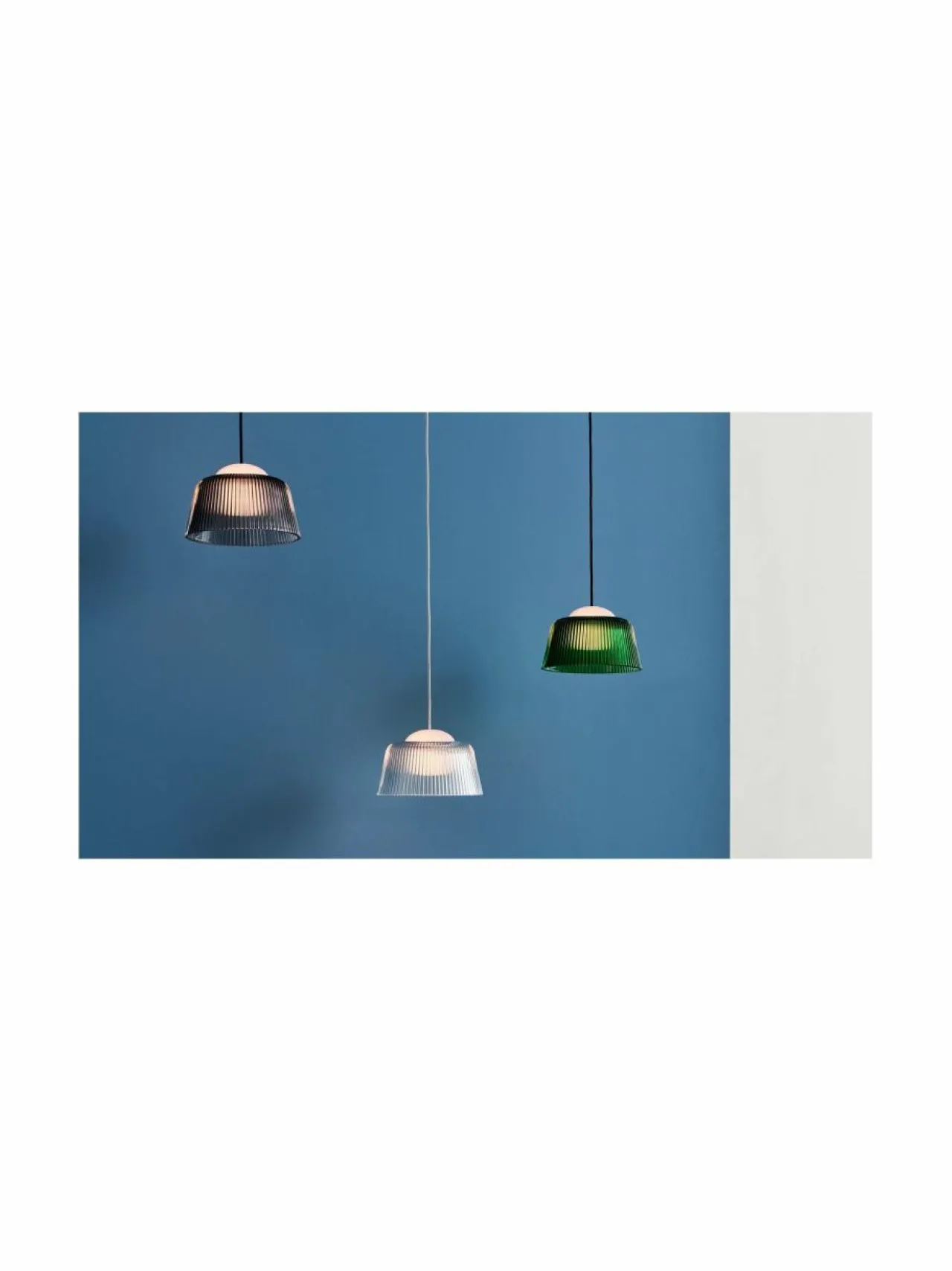 Kattovalaisimet<HAY Brim-riippuvalaisin 24,5 cm SMOKED GREY GLASS