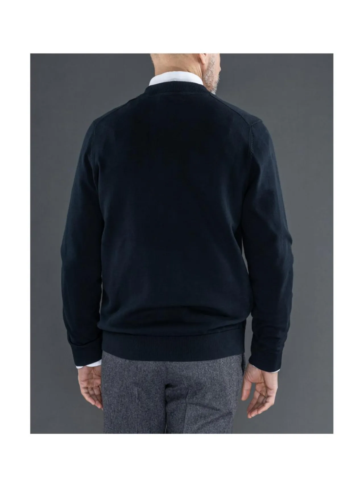 Neuleet<Berkeley Brockton Cotton Fullzip -neuletakki NAVY