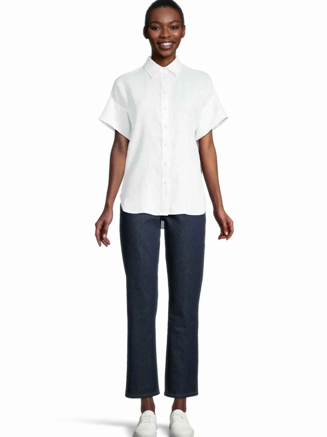 Paidat & Puserot<Lauren Ralph Lauren Broono-pellavapaita WHITE