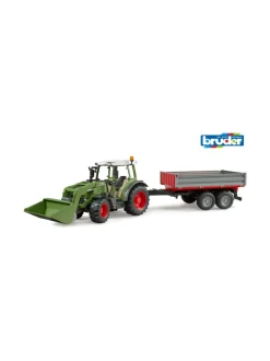 FENDT BRUDER Vario 211 etukuormaajalla ja kippiperäkärryllä^ Autot Ja Muut Ajoneuvot