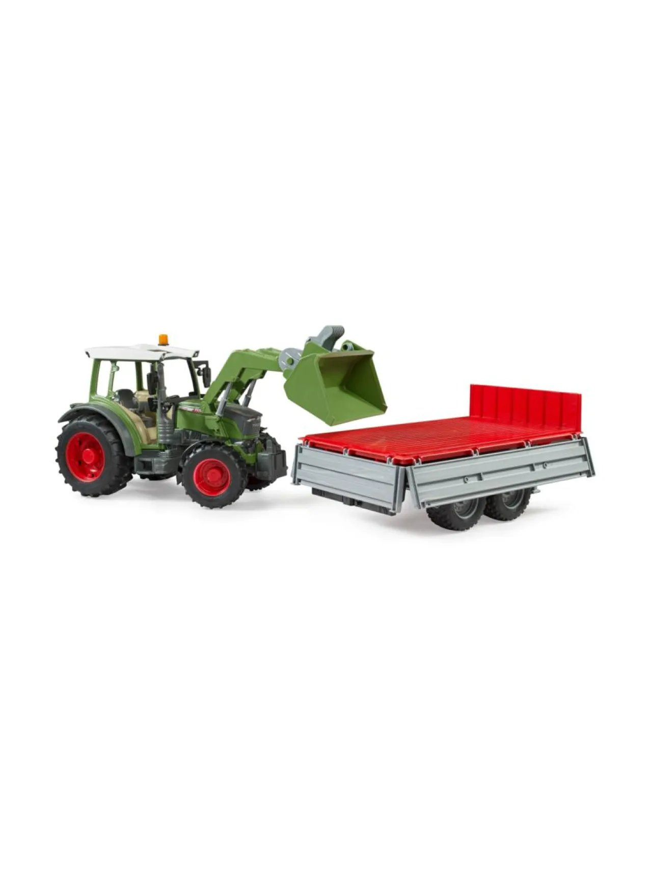 FENDT BRUDER Vario 211 etukuormaajalla ja kippiperäkärryllä^ Autot Ja Muut Ajoneuvot