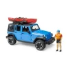 BRUDER Jeep Wrangler kajakkiveneellä 1:16^ Autot Ja Muut Ajoneuvot