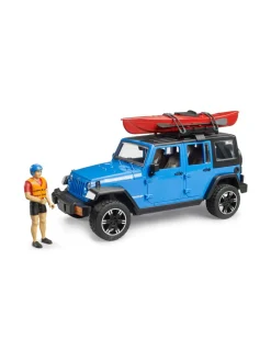 BRUDER Jeep Wrangler kajakkiveneellä 1:16^ Autot Ja Muut Ajoneuvot