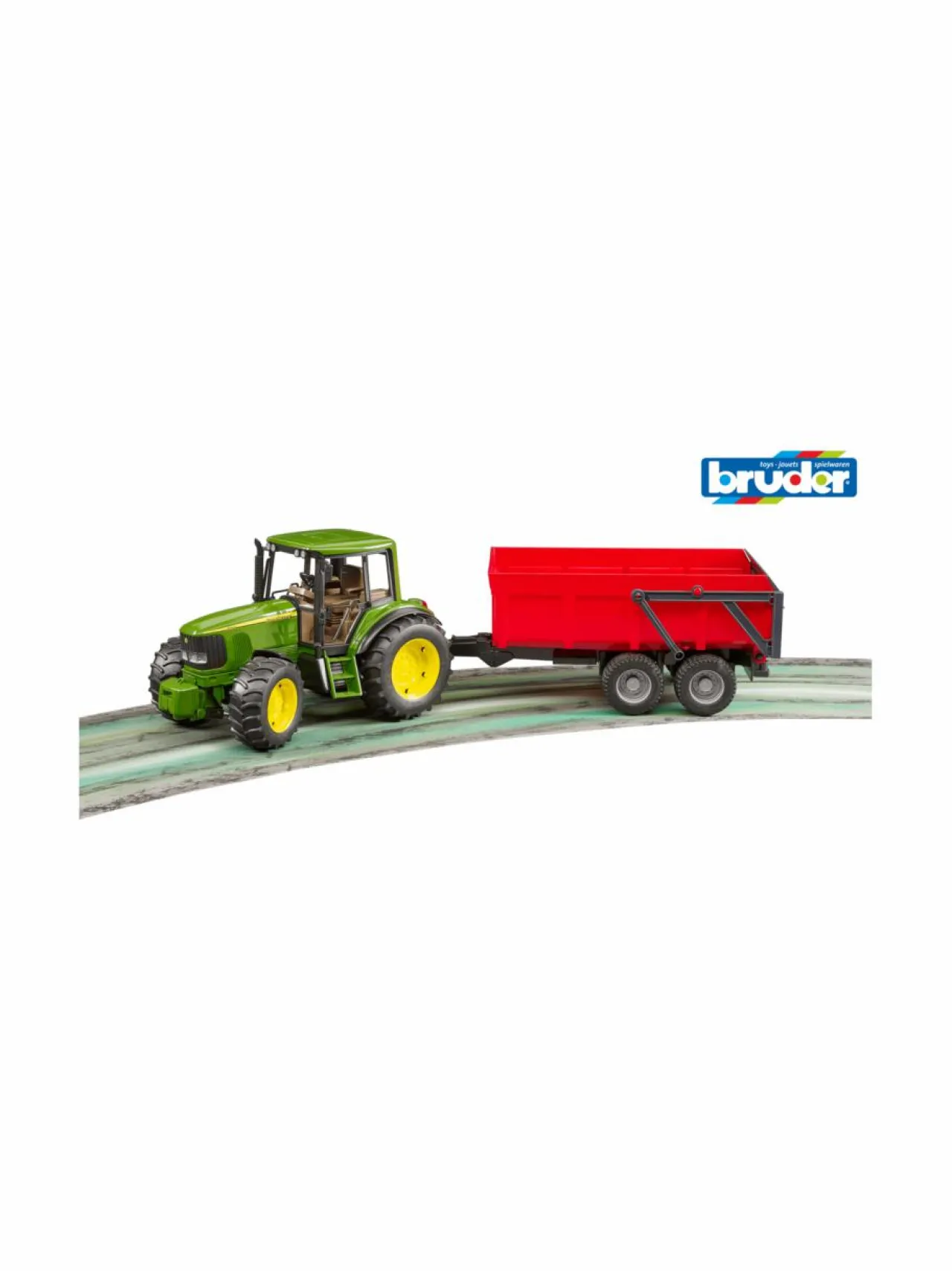 Autot Ja Muut Ajoneuvot<BRUDER John Deere 6920 -traktori kippiperäkärryllä, 1:16