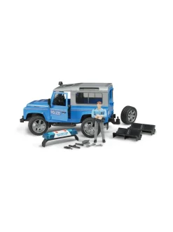BRUDER Land Rover Defender poliisiauto, 1:16^ Autot Ja Muut Ajoneuvot