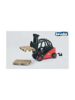 BRUDER Linde H30D -trukki ja 2 lastauslavaa, 1:16^ Autot Ja Muut Ajoneuvot