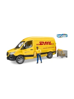 BRUDER Mercedes-Benz Spirinter DHL ja kuljettaja, 1:16^ Autot Ja Muut Ajoneuvot