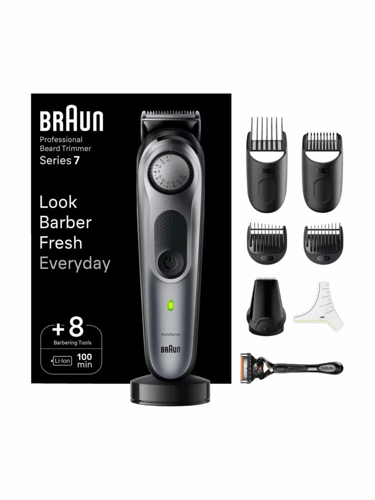 Braun BT7420 -partatrimmeri^ Ihokarvanpoisto