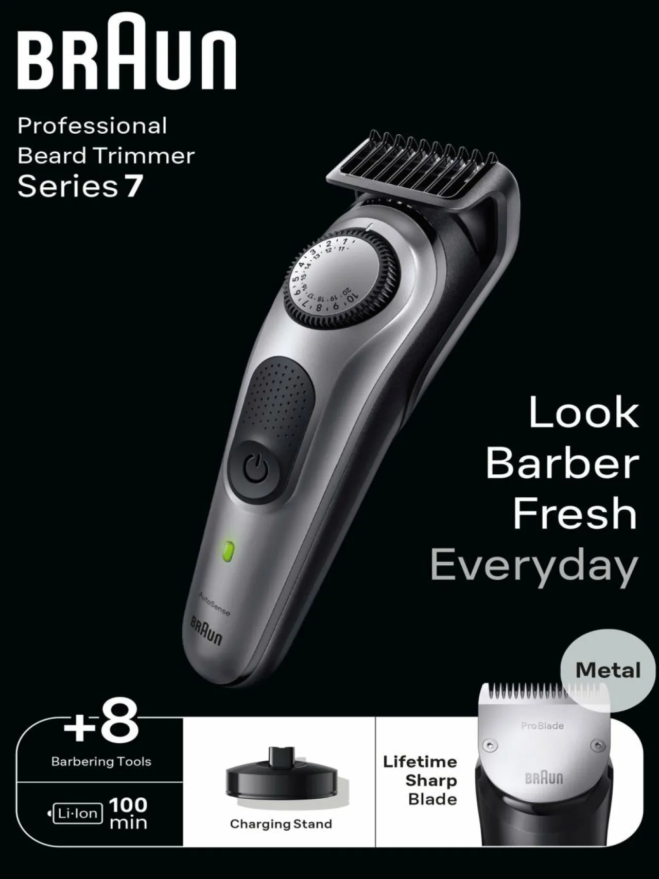 Braun BT7420 -partatrimmeri^ Ihokarvanpoisto