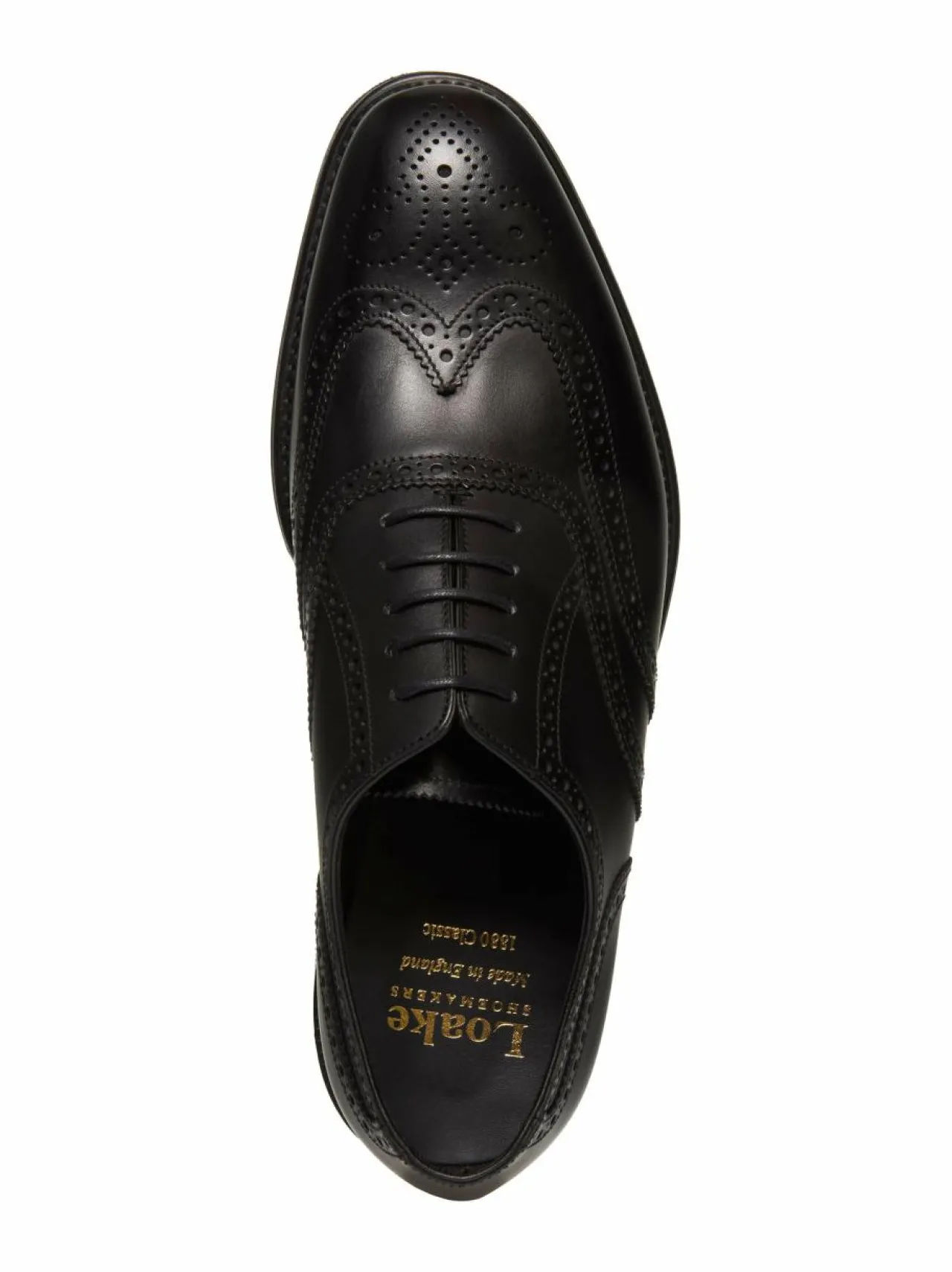 Kävelykengät & Loaferit<Loake Buckingham G Fit -nahkakengät B BLACK